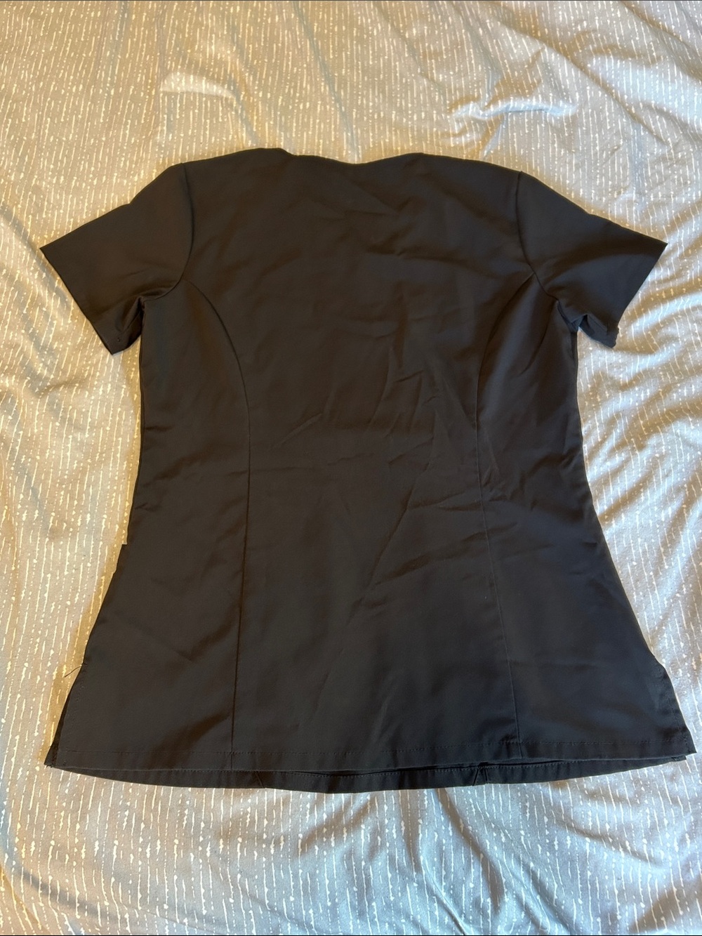 Dickies Black V-Neck Utility Scrub Top - Picture 3 of 3